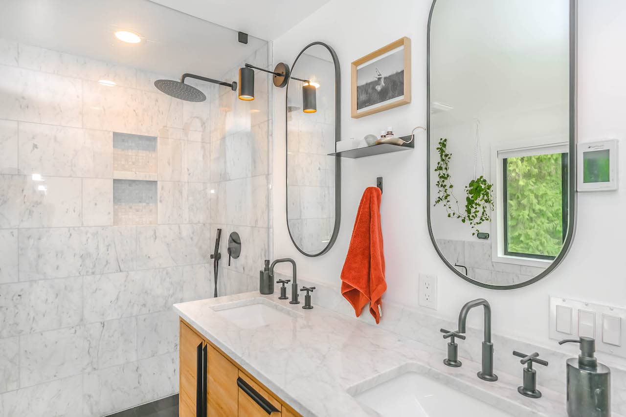 Bathroom remodel by Home Care Contractors